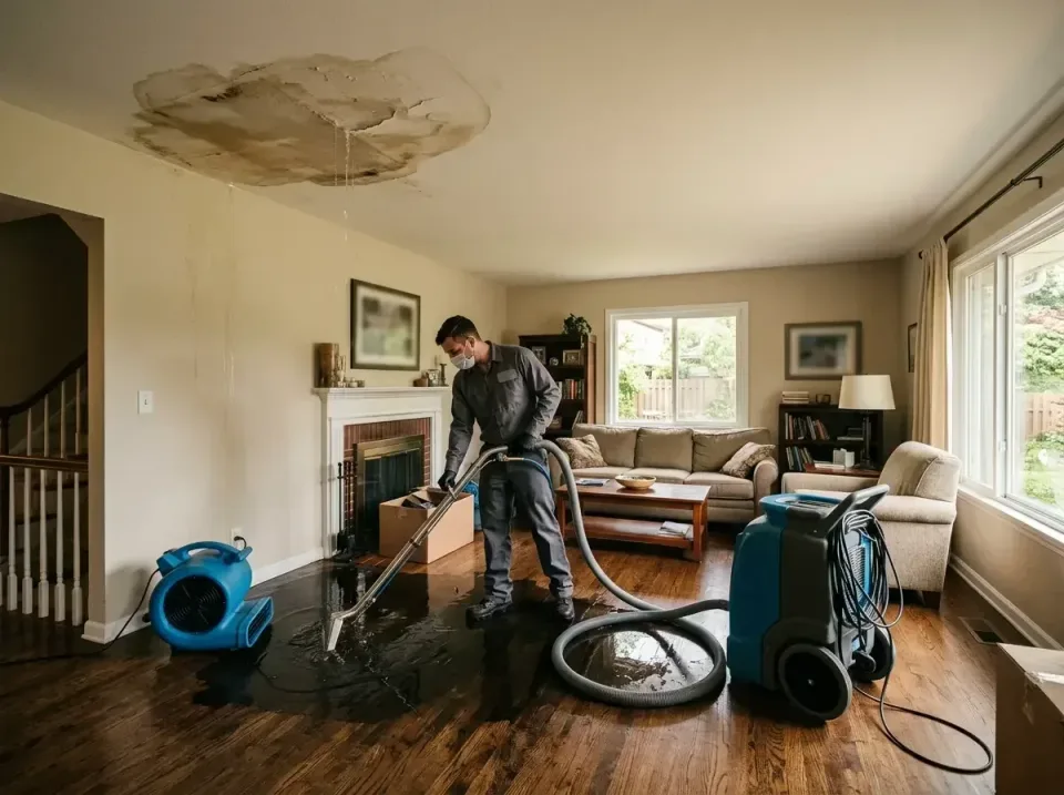 attic-pipe-burst-ceiling-drip-008 — frequently asked questions, Water Damage Restoration & Carpet Care in Florissant, MO